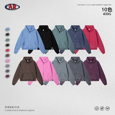 WILDYET WY-ZP-002 zip hoodie, catalogue product view 1